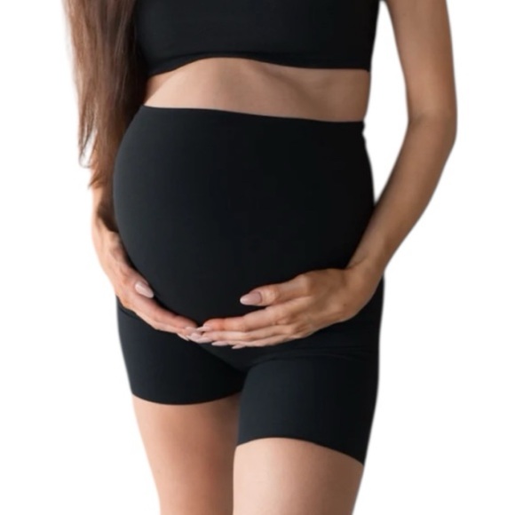 Vitality Cloud II Black Midnight Maternity Volley Bike Shorts Size Small - Picture 1 of 5
